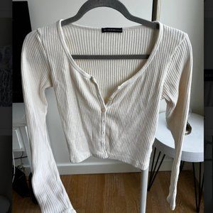 Cream Brandy Melville Sweater